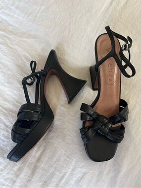 Vicenza Knotted Platform Heels
